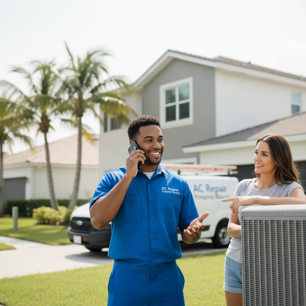 AC Repair Pompano Beach customer support in Floresville